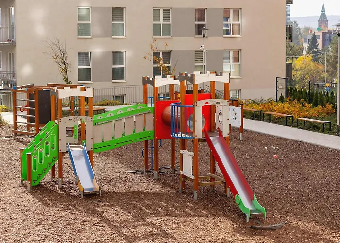 Baildona Bright With Balcony & Parking By Renters Katowice